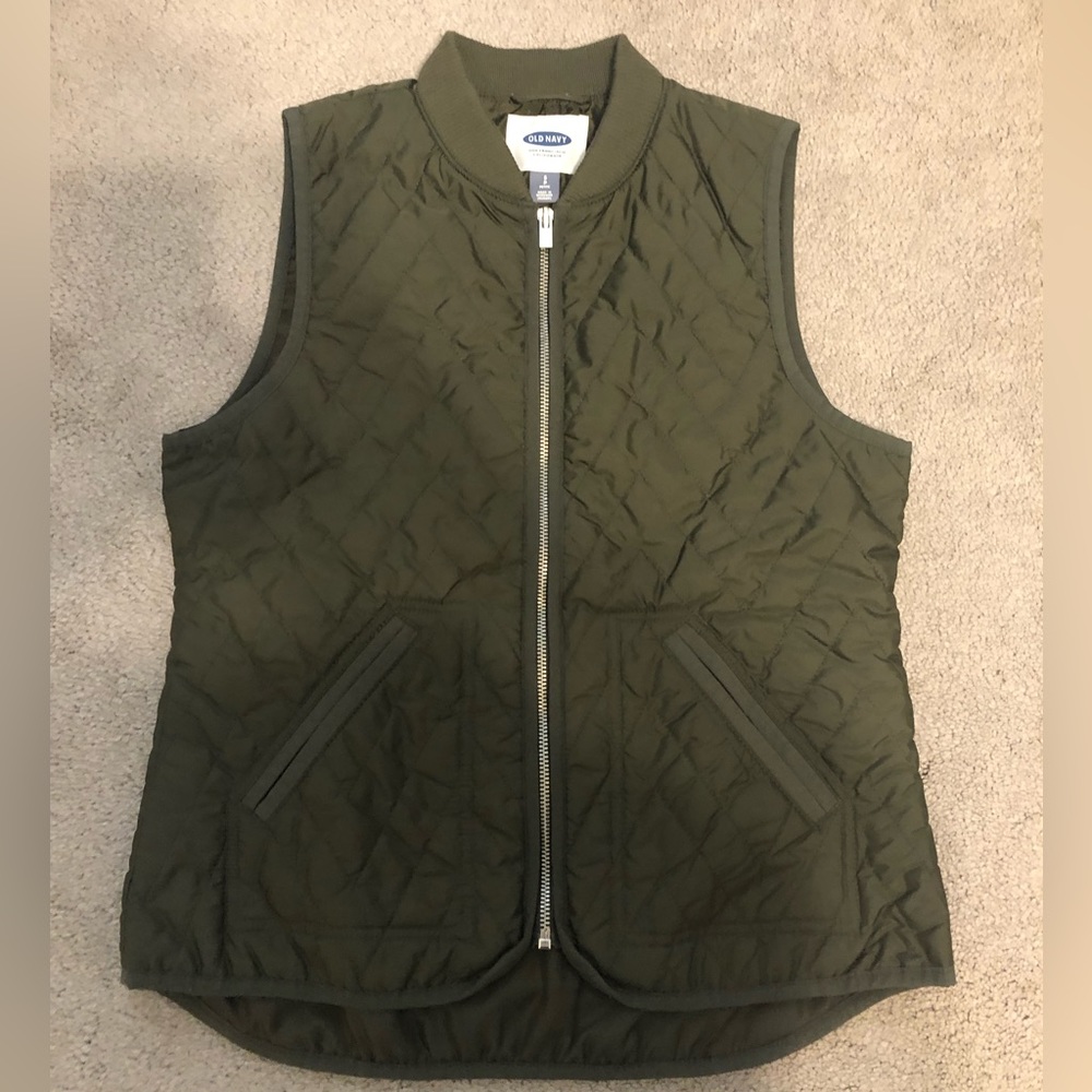 Old Navy Quilted Vest Jacket Sz Small S Petite